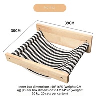 Jouets à gratter muraux DIY pour chats et structures d'escalade pour chats, ainsi que des hamacs en toile épais pour chats à suspendre