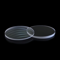 Verre optique personnalisable OEM en saphir et fluorure de calcium (CaF2) pour montre, avec revêtement antireflet 300-700nm