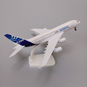 โมเดลเครื่องบินต้นแบบเครื่องบินแอร์บัสแบบแข็งขนาด20ซม. ทำจากอัลลอย <span class=keywords><strong>A380</strong></span> - Product Image 5