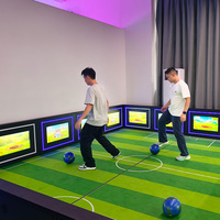 Jeu de football mural multijoueur avec écran LED interactif, équipement de football, plusieurs modes de jeu, OEM ODM
