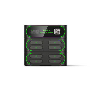 Estación de Carga Inalámbrica Apilable de 8 Ranuras para Teléfonos Móviles, Carga Rápida, Batería de 6000 mAh, Fácil de Alquilar para Cafeterías y KTV - Product Image 1