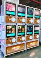 WANGERBAO Distributeur de capsules Gacha populaire en métal, mini, avec accepteur de pièces, système Android et écran vidéo