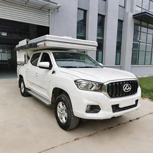 <span class=keywords><strong>Camper</strong></span> camión de plataforma duradera con techo de carcasa dura y extensión de <span class=keywords><strong>cama</strong></span> para viajes de larga distancia - Product Image 4
