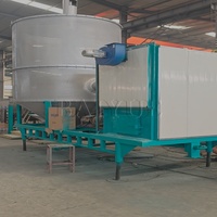 Séchoir à grains mobile diesel portable pour arachides