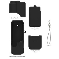 Coque de protection antichute en silicone souple antichoc pour caméra, protection intégrale de l'écran et de l'objectif pour DJI OSMO Pocket 4