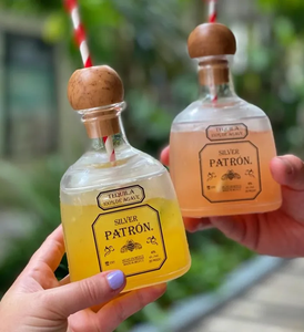 OEM ODM mesin pencuci piring aman Meksiko 12oz 375ml cangkir koktail Tequila tahan lama bening Mini dengan sedotan untuk Aya <span class=keywords><strong>Tommy</strong></span> Guns - Product Image 3