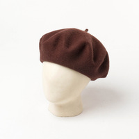 Béret français de qualité supérieure en laine 100% pour femme, grande taille, printemps, automne, hiver, plage, décontracté, extérieur