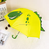 SD créatif personnalisé 3D dinosaure dessin animé oreille modélisation garçons Animal requin Lion étudiant à long manche enfants parapluie mignon