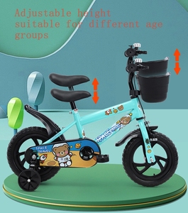 Vélo pour enfants Vélo pour enfants 12 14 16 18 pouces Cadre en acier au carbone Vélo pour enfants pour enfants de 9 ans Vélo rose pour enfants - Product Image 5
