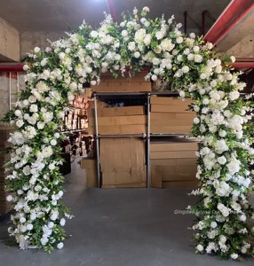 Arreglo Floral Artificial Personalizado para Boda de Otoño, Camino de Mesa con Flores en Color Naranja Quemado, Arco de Flores para Boda, Arco de Flores para Fiesta - Product Image 4