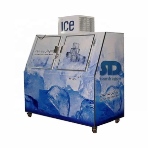 Soardragon cơ khí duy nhất-nhiệt độ lạnh lưu trữ đóng gói Ice Cube merchandiser tủ đông cho trạm xăng sử dụng quạt làm mát - Product Image 2