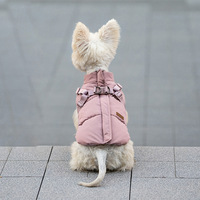 JXANRY Harnais de poitrine et de dos chaud pour chiens et chats, style japonais et coréen, pour l'extérieur, tailles XS-XL