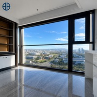 Ventana Eléctrica de Doble Acristalamiento con Aislamiento Térmico, de Aluminio, Silenciosa, con Control por Aplicación y Motor Eléctrico, Estilo Moderno