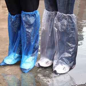 Couvre-chaussures jetables imperméables, imperméables longs pour jours de pluie, couvre-bottes de ferme, couvre-bottes pour activités de plein air, rafting et natation - Product Image 1