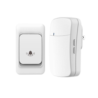 Kit de sonnette sans fil longue portée pour maison, villa, jardin, rappel d'appel pour personnes âgées, télécommande électronique, sonnette numérique