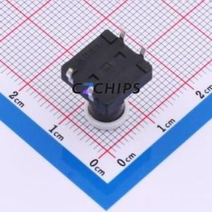 TSA12111-150B512CA-001E Tactile Switch Through hole-4P,11.7x11.5mm Switch Single Pole Single Throw Round Button 2.8N 11.7mm - Product Image 2