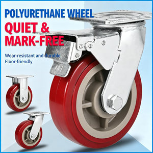wholesale industrial caster bulk order factory direct China supplier competitive price MOQ 100 pieces - Product Image 5