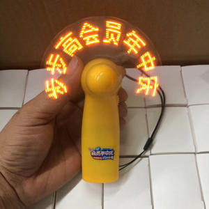 Mini Ventilador Portátil de Mano con Luz LED, Funciona con Batería, Plástico Ecológico, para Uso en Exteriores y Hoteles, Regalo de Verano, Viajes - Product Image 5