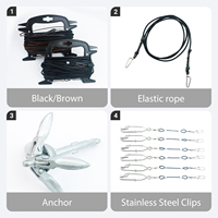 Tour de chasse pliable en plastique pour la chasse aux oiseaux aquatiques, pour leur appâtage avec des leurres de canard