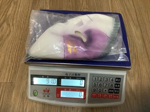 Accesorios de utilería para Halloween, juego de <span class=keywords><strong>terror</strong></span>, aventura, cara de Sally, máscara de látex blanca púrpura, 2017 - Product Image 3