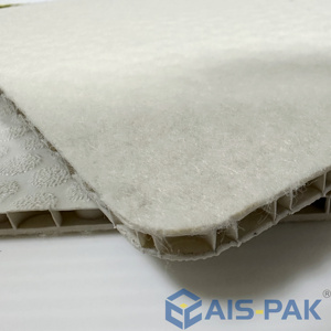 Protection de surface de <span class=keywords><strong>sol</strong></span> en PP haute résistance, protection de surface en nid d'abeille, surface de préhension avec dos en feutre - Product Image 3