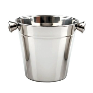 Premium Sustainable Stainless Steel <b>Ice</b> <b>Bucket</b> Side Handles Double Wall <b>Insulated</b> Wine for Beer Cooler for Hotel Home Bar - Product Image 1