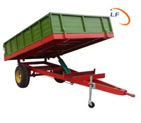 Remorque basculante automatique montée sur tracteur agricole