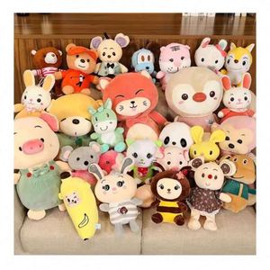 Juguetes de Peluche Suaves y Transpirables de Algodón PP de Alta Calidad con Diseño Nuevo 2025, Animales de Peluche Geométricos a Rayas para Niños, Regalo de Cumpleaños - Product Image 1