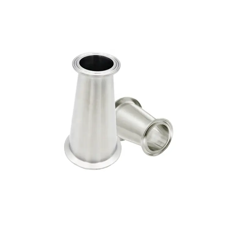 Sanitary tube fittings SS304 3A 3inch x 1.5inch Clamp Concentric Reducer Mirror Polished