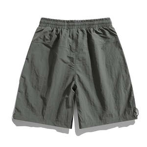 Pantalones Cortos Deportivos de Secado Rápido para Hombre, Cintura Elástica con Cordón, Ajuste Holgado, para Correr, Gimnasio, con Bolsillo - Product Image 2