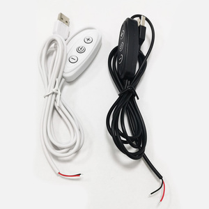 Câble de gradateur USB compatible universel 5V réglage de la luminosité adapté aux bandes lumineuses LED ventilateurs de refroidissement d'ordinateur - Product Image 5