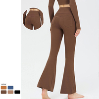 Pantalon de sport évasé personnalisé pour femme – Collection Automne-Hiver – Idéal pour le fitness, le yoga et les activités de plein air
