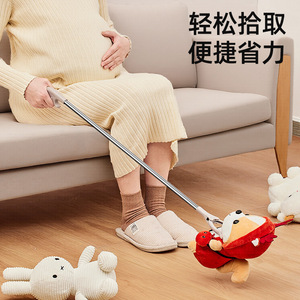 Long Handle Trash Tongs With Clip For High Reach Pick Up Tools For Home And Office Use - Product Image 3