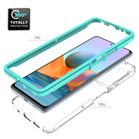 Gradient Smartphone Shell Hard PC Soft TPU Mobile Cover Phone Cases Pour Xiaomi Redmi Note 10 Pro