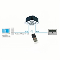 Nuevo Producto de Alta Gama: Unidad de Aire Acondicionado Comercial de Techo Compacta de 4.5 kW, 1.5 Toneladas, 2 HP, Tipo Cassette de Cuatro Vías, FCU