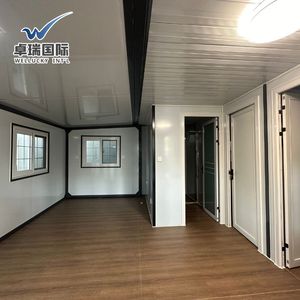 Tùy chỉnh 40ft gấp prefab Tiny House 20ft có thể gập lại <span class=keywords><strong>container</strong></span> Modular nhà thép và vật liệu gỗ cho cửa hàng sử dụng - Product Image 6