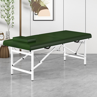 Table de massage professionnelle réglable en cuir PU, lit pliable avec repose-tête amovible, pour services de spa et beauté, portable pour salon