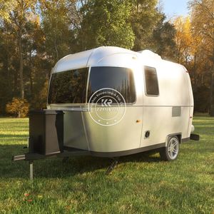 Caravane compacte en aluminium 2025, éclairée, tout-terrain, camping-car, remorques pour le camping, mini caravane tout-terrain - Product Image 6