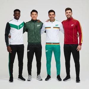 Ensemble de survêtement de football de haute qualité Madrid, personnalisé, collection hiver 25/26, tenue de foot pour hommes, uniformes de club pas chers, vestes en provenance de Thaïlande - Product Image 2