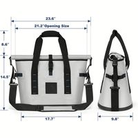 Isolierte Große Outdoor-Kühltasche mit Eigenem Logo, Großer Picknick-Kühler und Lunch-Tasche für Camping