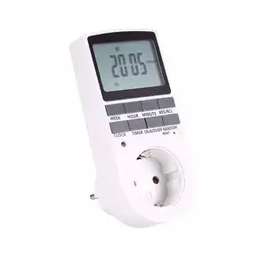 Digitale Wekelijkse Programmeerbare Elektrische Muur Plug-In Stopcontact Tijdschakelaar Outlet Tijd Klok