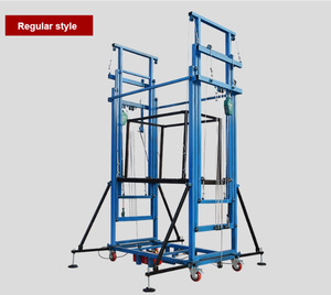 Piattaforma di Sollevamento Elettrica Pieghevole per Ponteggi, <span class=keywords><strong>Elevatore</strong></span> Elettrico per Ponteggi 8m - Product Image 4