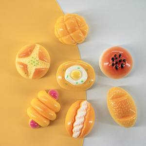 Personnalisé 3D DIY Pain Aimants de Réfrigérateur Alliage Acrylique Décoration de La Maison Souvenir Alimentaire Pizza <span class=keywords><strong>Burger</strong></span> Modèle pour Promotionnel - Product Image 3