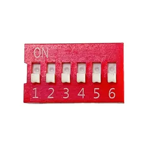 Gold Silver Micro Dip Switch Supplier 8P