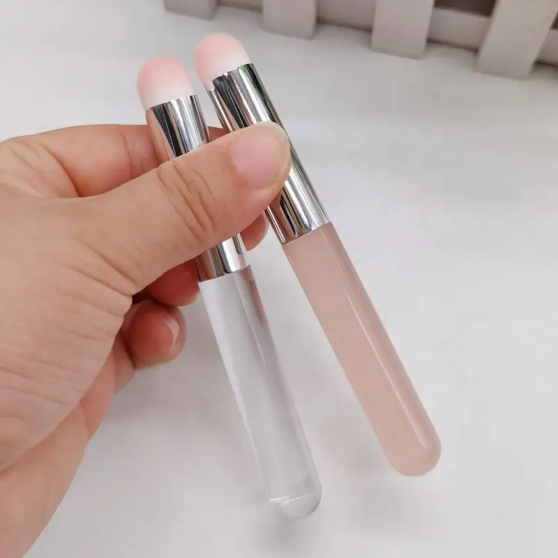 Profession elle Make-up Lippen bürste Lip gloss Zauberstäbe Applikator Tool Super weiches Haar Rosa Lippenstift Smudge Brush Concealer Brush