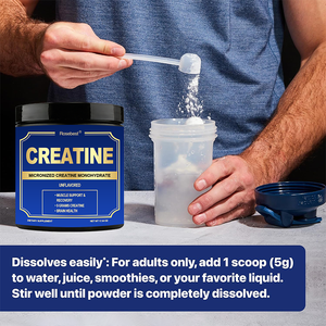 Groothandel Bulk OEM Private Label Ongesmaakt 5000mg Zuiver Instantized Micronized <span class=keywords><strong>Creatine</strong></span> Monohydraat Poeder <span class=keywords><strong>Supplement</strong></span> met Schepje - Product Image 2