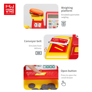 Jouets pour filles 2021, jeu de rôle, caisse enregistreuse pour enfants, simulation de caisse enregistreuse, registrier, kasse, supermarché, jouet de jeu d'imitation - Product Image 2