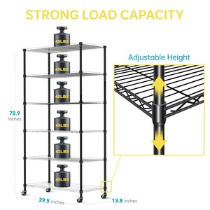 Support réglable et roues pour plantes étagère pour plantes de bricolage avec lumières de croissance étagère pour lumières de croissance à spectre complet pour le démarrage des semences - Product Image 2