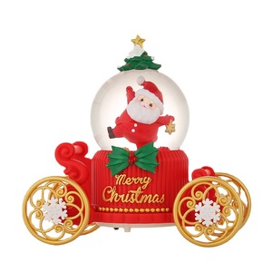 Tùy Chỉnh Giáng Sinh Snowcube Xmas Tuyết Quả Cầu Giáng Sinh Long Lanh Quả Cầu Nhựa Quà Tặng Nước Globe Mini Snowglobe - Product Image 1