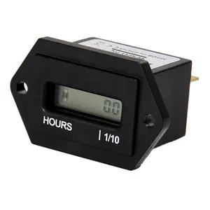 Ac 86-230v Lcd Digital Portable Engine Gauge Hour Meter